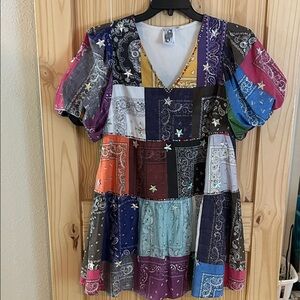 QUEEN OF SPARKLES BANDANA DRESS